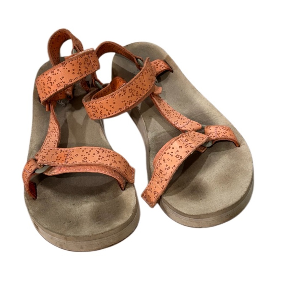 Teva Midform Universal Star Cantaloupe  Sandal Size 8
